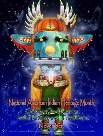 Item# AI13 American Indian Heritage Month Poster ..(GSA) -  DiversityStore.Com®