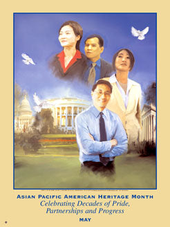 Item# AP6 Asian Pacific American Heritage Month Celebrating Decades of Pride, Partnerships  ..(GSA) -  DiversityStore.Com®