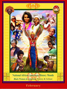 Item# B12 National African American History Month Black Women in American History .(GSA) -  DiversityStore.Com®