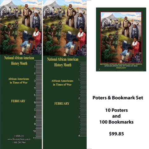 Item# B18APKSET - B18A Posters and Bookmark Set - Includes  Ten B18A posters and 100 B18A bookmarks -  DiversityStore.Com®