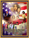 Item# B20A24x36 2020 African American History Month (Custom Made size 24x36") African Americans and the Vote (OM) -  DiversityStore.Com®
