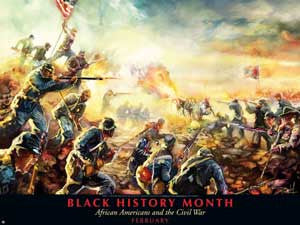 Item# B1124X36  Custom Made Black History Month African Americans and the Civil War -  DiversityStore.Com®