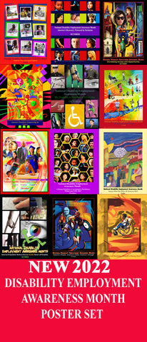 Item# Disability Employment Poster Set (DPSET 12 Posters)…