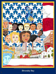 Item# DV02 24x36  Custom Made Diversity Day Poster