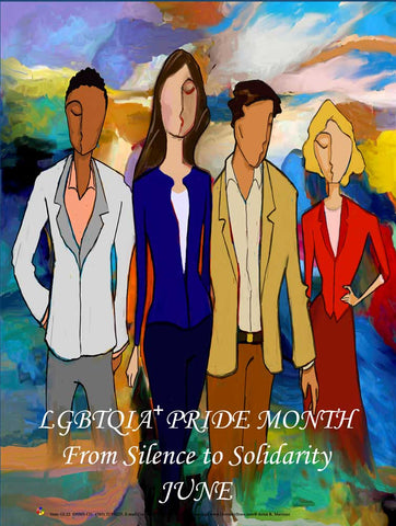 New 2022 Theme Item# GL2224X36 - 2022 (24x36") LGBTQIA+ Pride Month - Custom Made