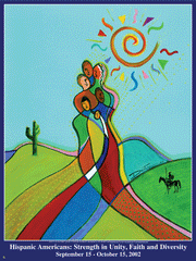 Item# H02 Hispanic Heritage Month  Strength in Unity Faith and Diversity