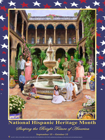 2017 Item: H17 National Hispanic Heritage Month Poster Shaping the (GSA) -  DiversityStore.Com®