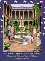 Item: H17 National Hispanic Heritage Month Poster Shaping the