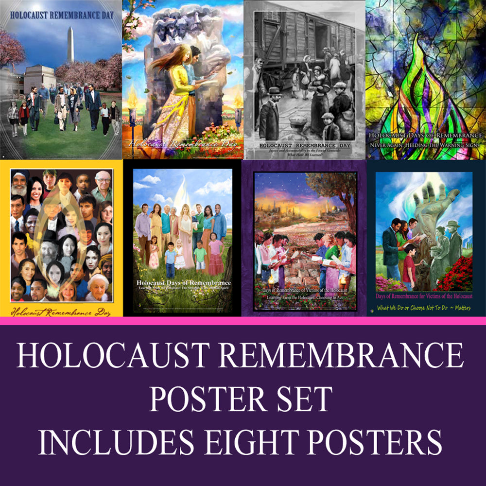 Item# HOLSET Holocaust Remembrance Day Poster Set ..(GSA) -  DiversityStore.Com®
