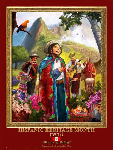 PERU - Hispanic Heritage Month Poster