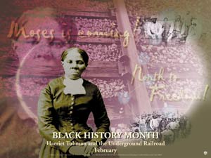 Item#  BT Black History Month  Harriet Tubman and the Underground Railroad Poster (GSA) -  DiversityStore.Com®