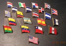 Item# PNH Hispanic Country Pin Set -  DiversityStore.Com®
