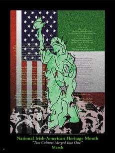 Item# IM Poster: National Irish American Heritage Month.(GSA) -  DiversityStore.Com®