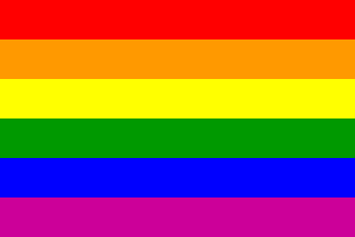 Small Pride Flag Item# RB4X6 (Size: 4  x 6 inches) -  DiversityStore.Com®