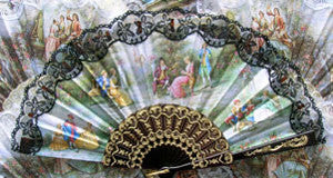 Spanish Fans Assorted Colors & Scenes  .. OM -  DiversityStore.Com®