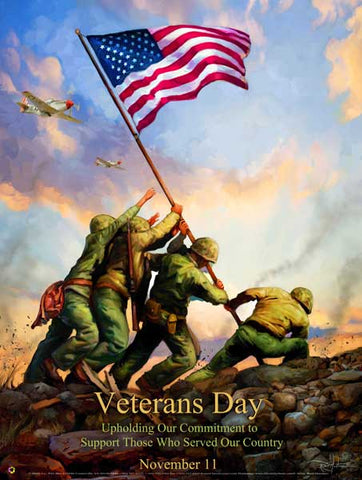 Veterans Day Poster Item: VET12 .(GSA) -  DiversityStore.Com®