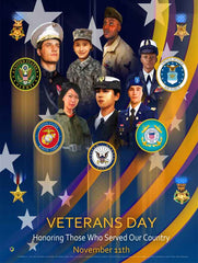 Item: VET20 Veterans Day Magnets & Bookmarks