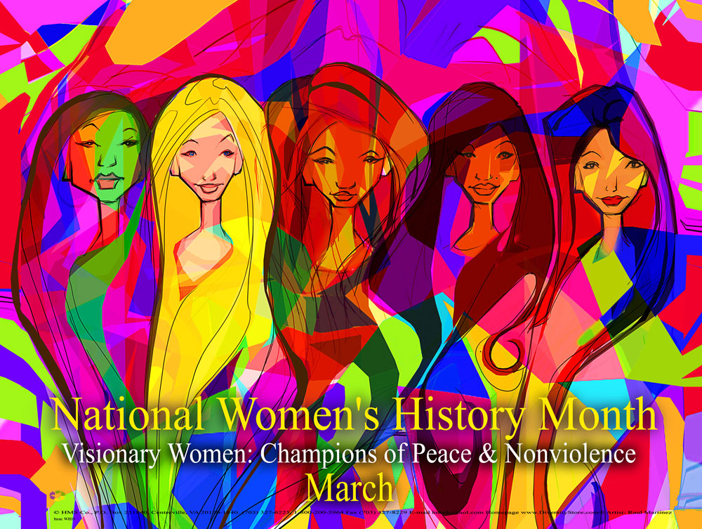 Item# WH1924X36 (Custom Made 24x36 inches) National Women's History Month 2019 ..OM -  DiversityStore.Com®