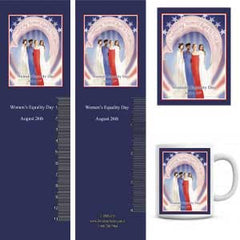 WED15 Women's Equality Day Buttons, Magnets, & Bookmarks