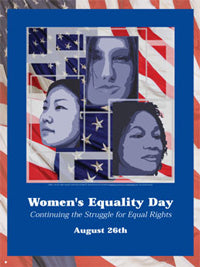 Item# WED2 Women's Equality Day Continuing the Struggle for Equal Rights .(GSA) -  DiversityStore.Com®
