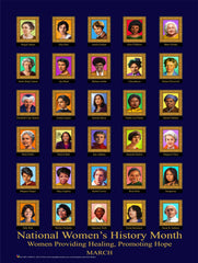Item# WH2224X36 (Custom Made 24x36 inches) National Women's History Month 2022