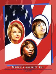 Item# WED8 Women's Equality Day American Women: Opening Doors Poster.(GSA) -  DiversityStore.Com®