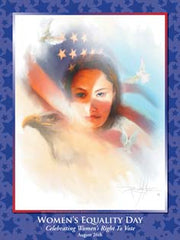 Item# WED4 Women's Equality Day Celebrating Women's Right to Vote Poster