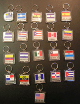 Hispanic Flag - Key Chain Sets..OM -  DiversityStore.Com®