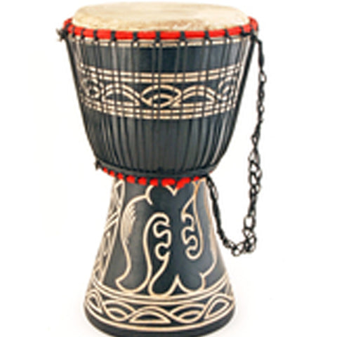 Item# SW5B  African Large Drum Ghanaian Djembe Assorted Colors Price $49.95 -  DiversityStore.Com®