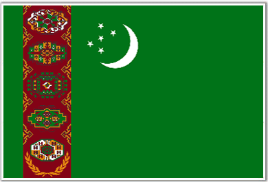 Turkmenistan Flags ..OM -  DiversityStore.Com®