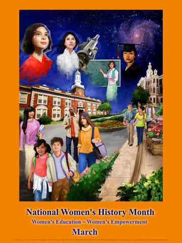 Item# WH12 National Women's History Month  Women's Education - Women's Empowerment.(GSA) -  DiversityStore.Com®